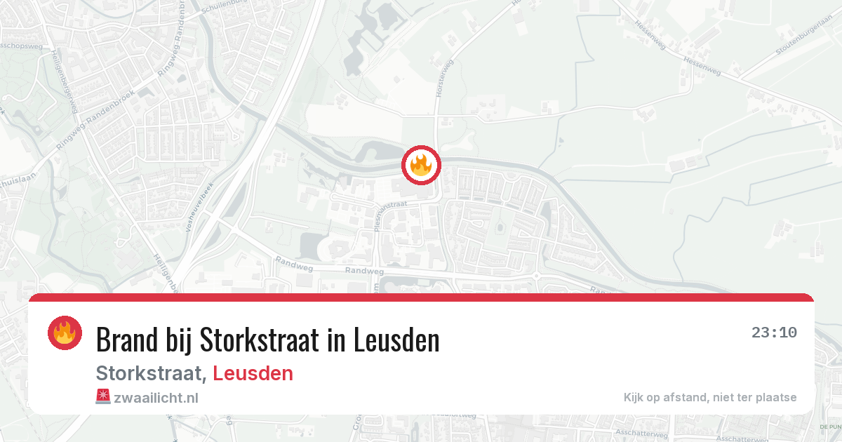 Brand bij Storkstraat in Leusden — 3 jun 2026