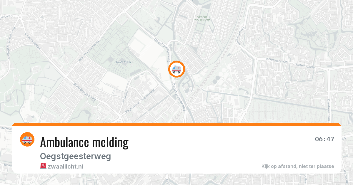 Ambulance melding — 17 jun 2026