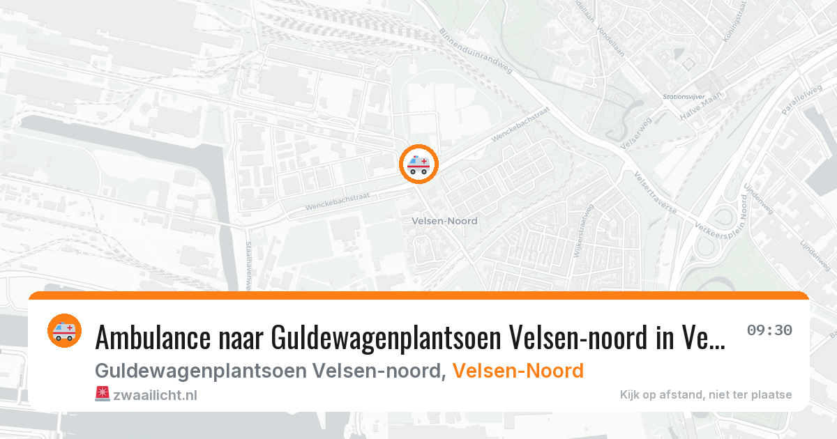 Ambulance naar Guldewagenplantsoen Velsen-noord in Velsen-Noord — 26 mrt 2026