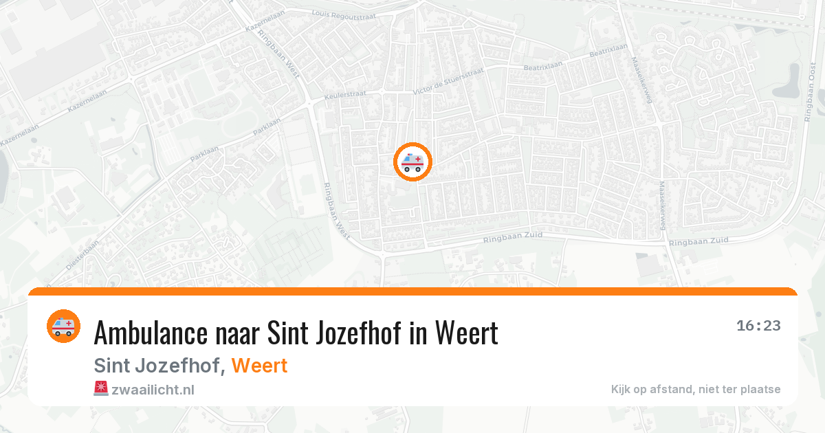 Ambulance naar Sint Jozefhof in Weert — 12 jun 2026