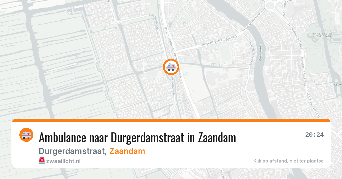 Ambulance naar Durgerdamstraat in Zaandam — 31 jul 2026