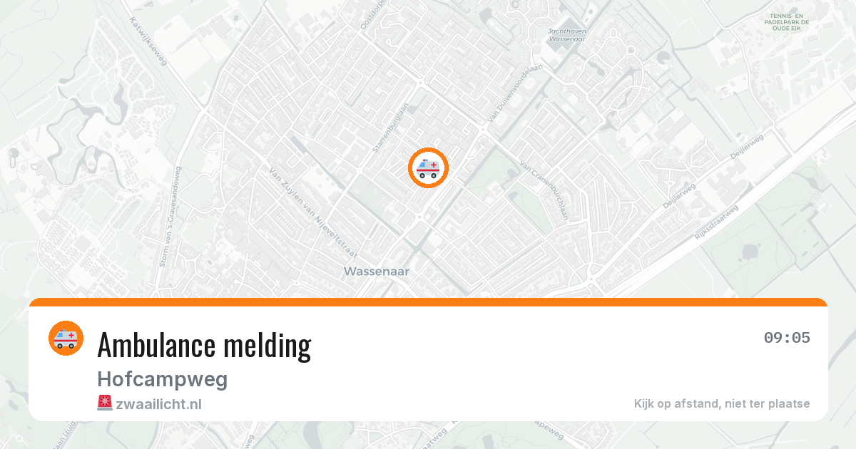 Ambulance melding — 7 jul 2026