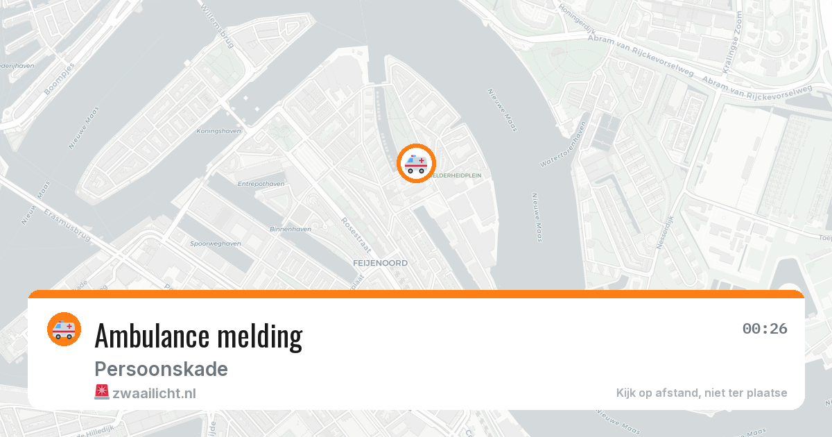 Ambulance melding — 1 jul 2026