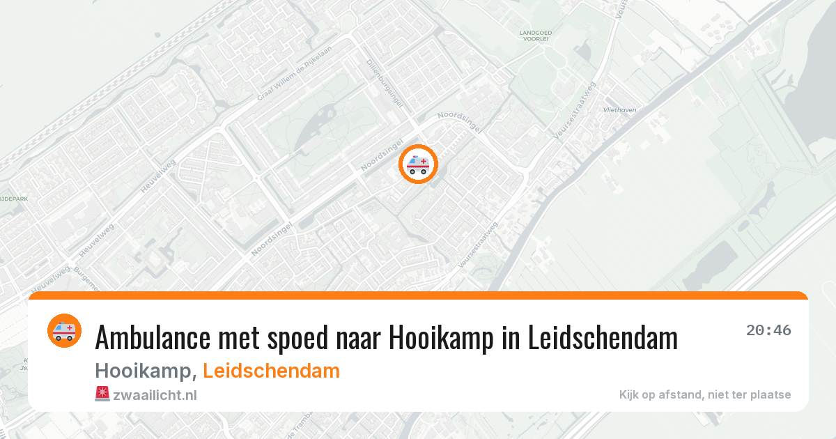 Ambulance met spoed naar Hooikamp in Leidschendam — 30 mei 2026