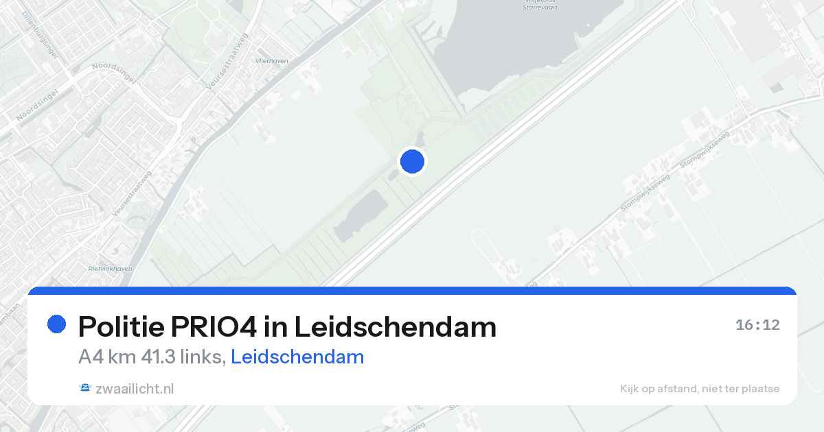 Politie PRIO4 in Leidschendam — 25 aug 2026 | 🚨 Zwaailicht.nl