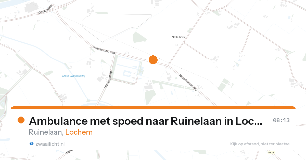 Ambulance met spoed naar Ruinelaan in Lochem — 27 aug 2026