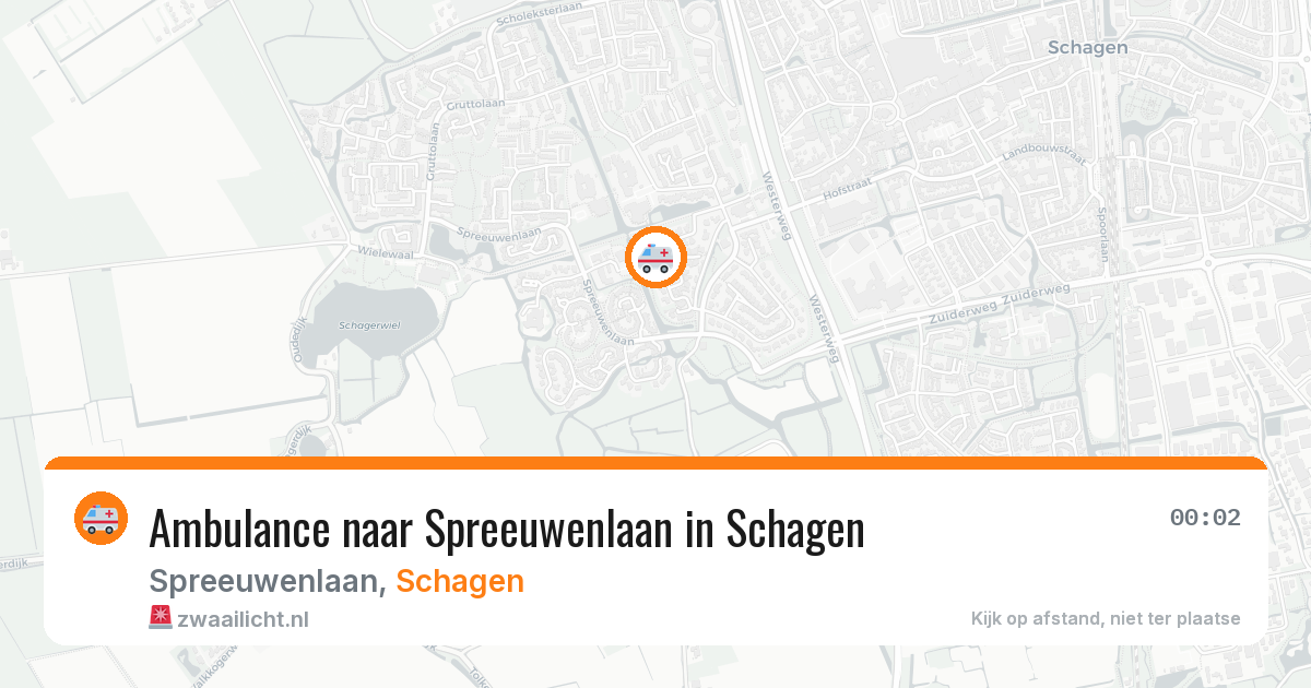 Ambulance naar Spreeuwenlaan in Schagen — 29 jan 2026