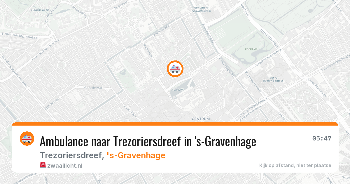 Ambulance naar Trezoriersdreef in 's-Gravenhage — 4 feb 2026