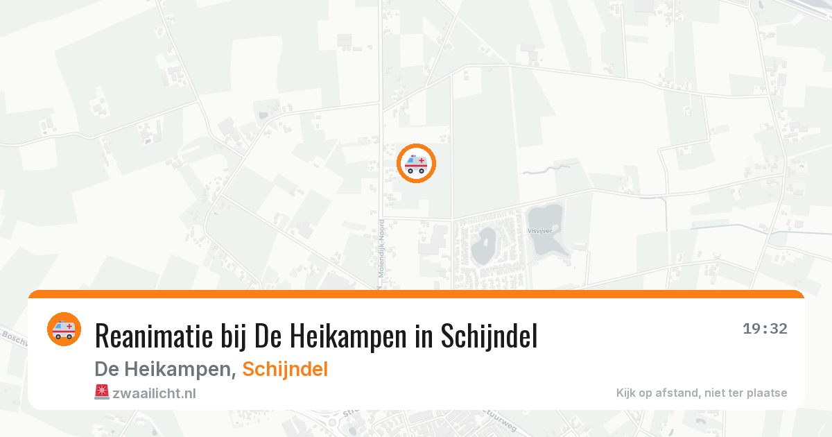 Reanimatie bij De Heikampen in Schijndel — 2 apr 2026