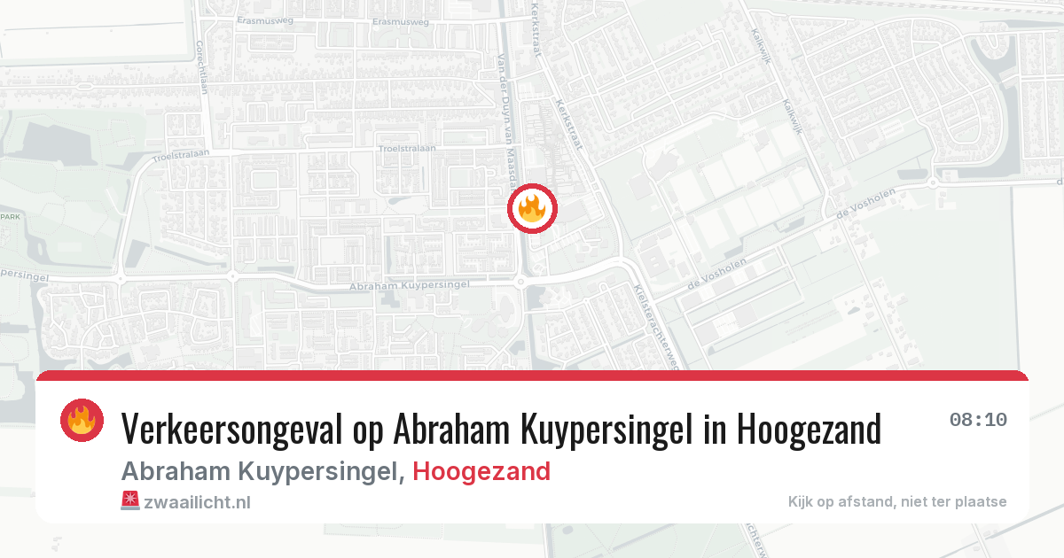 Verkeersongeval op Abraham Kuypersingel in Hoogezand — 8 apr 2026