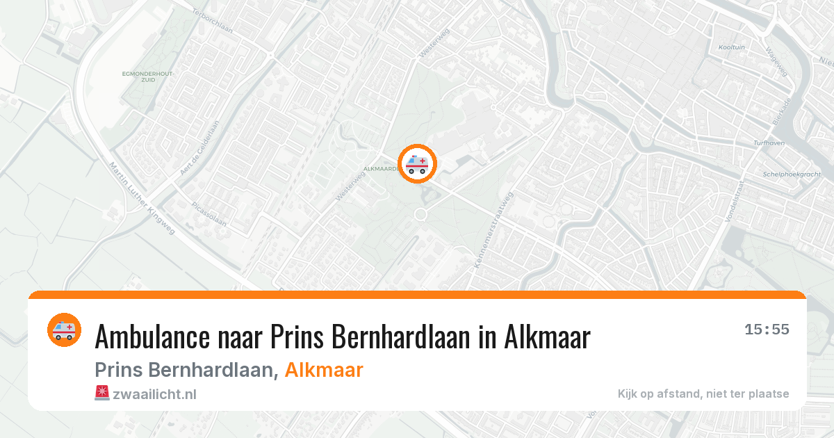 Ambulance naar Prins Bernhardlaan in Alkmaar — 21 mei 2026