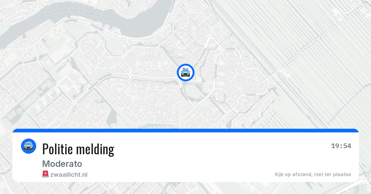 Politie melding — 19 jun 2026