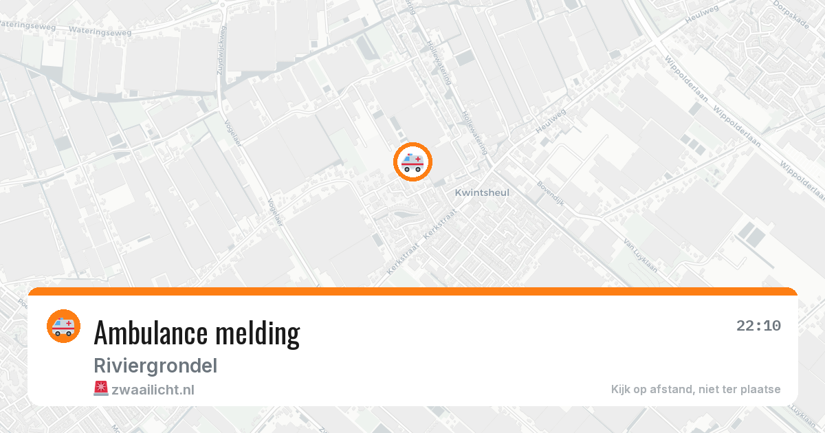 Ambulance melding — 29 jan 2026