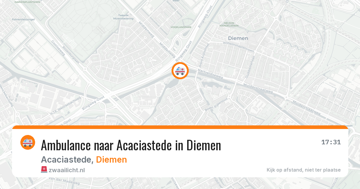 Ambulance naar Acaciastede in Diemen — 29 jun 2026