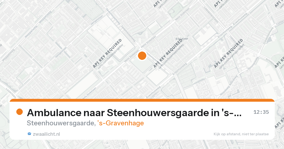 Ambulance naar Steenhouwersgaarde in 's-Gravenhage — 26 aug 2026
