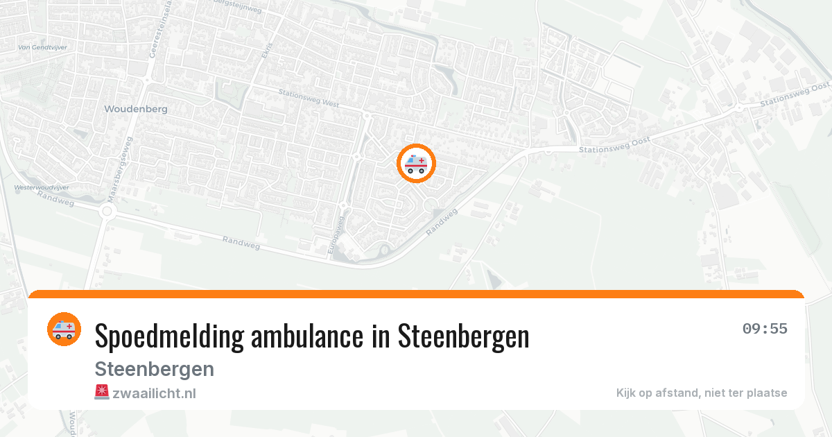 Spoedmelding ambulance in Steenbergen — 30 jan 2026
