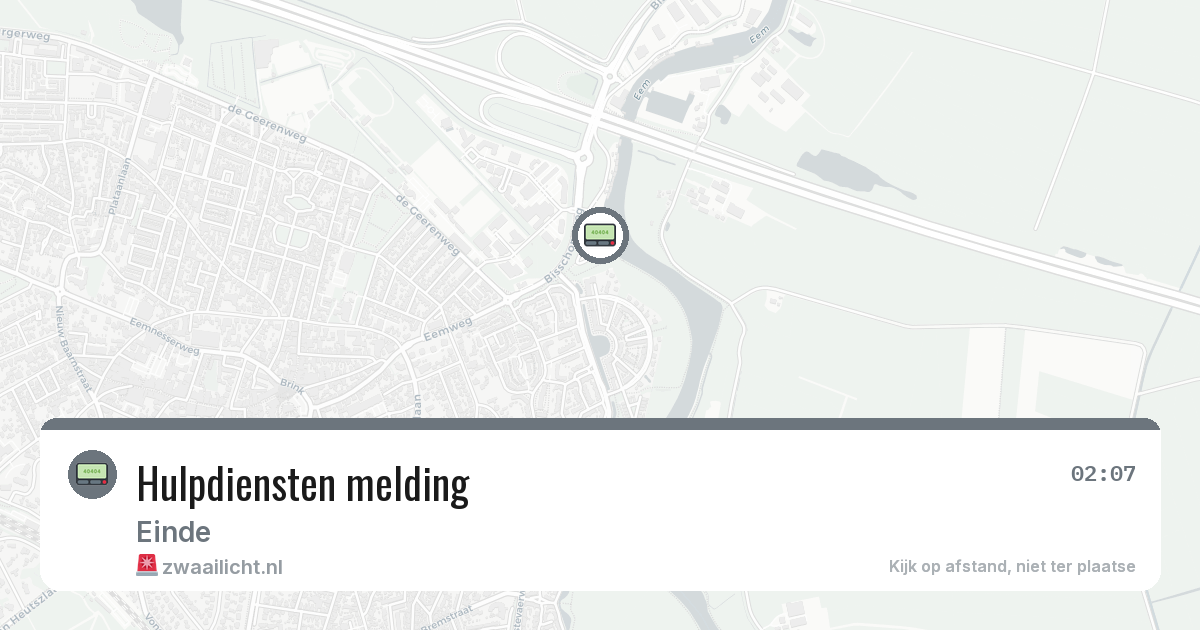 Hulpdiensten melding — 30 jan 2026