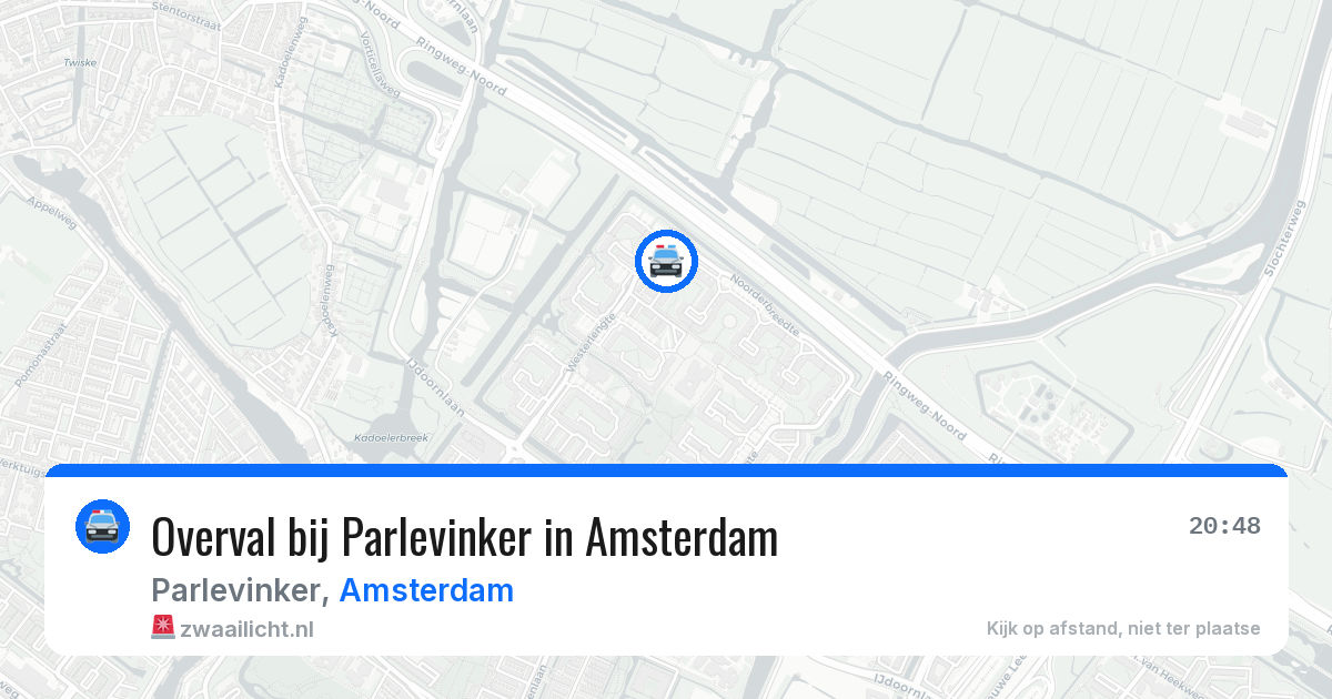 Overval bij Parlevinker in Amsterdam — 11 jul 2026