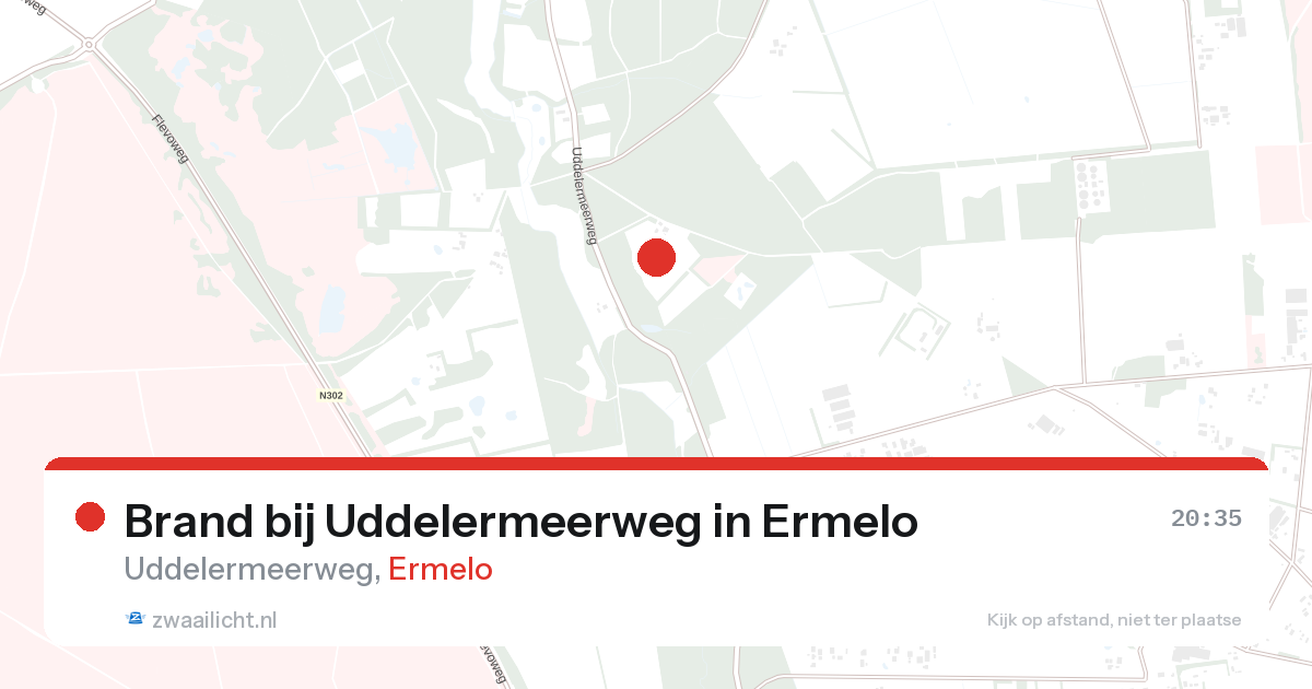 Brand bij Uddelermeerweg in Ermelo — 28 aug 2026