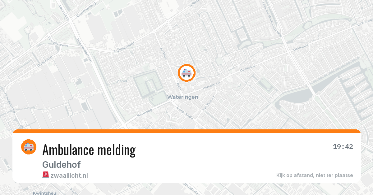 Ambulance melding — 3 aug 2026