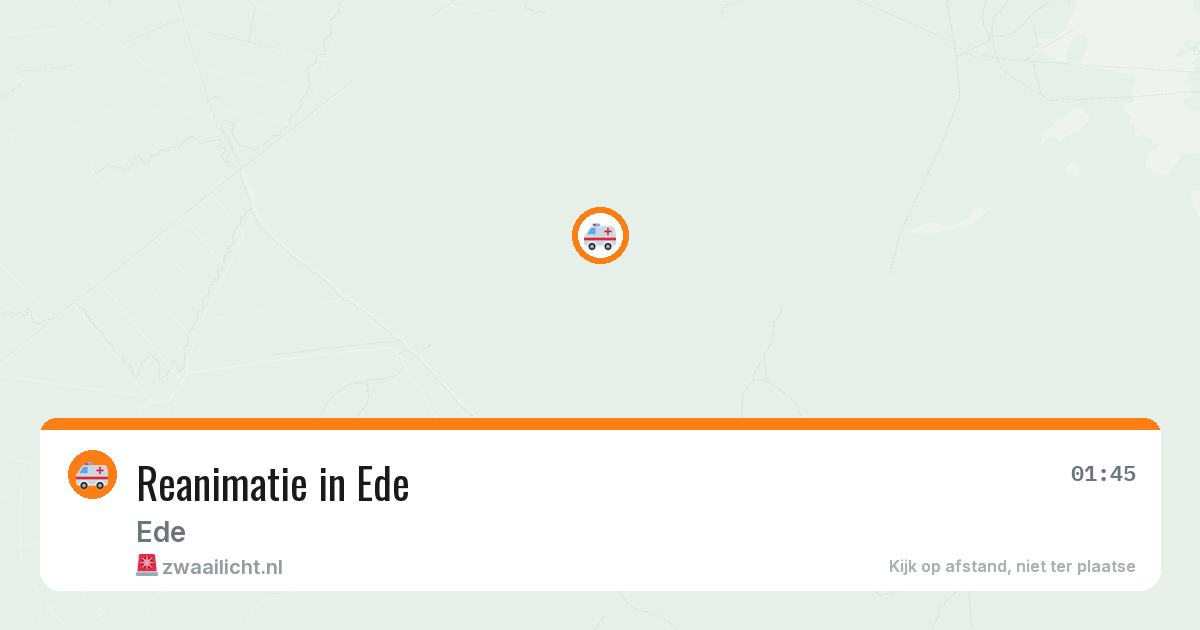 Reanimatie in Ede — 5 jun 2026