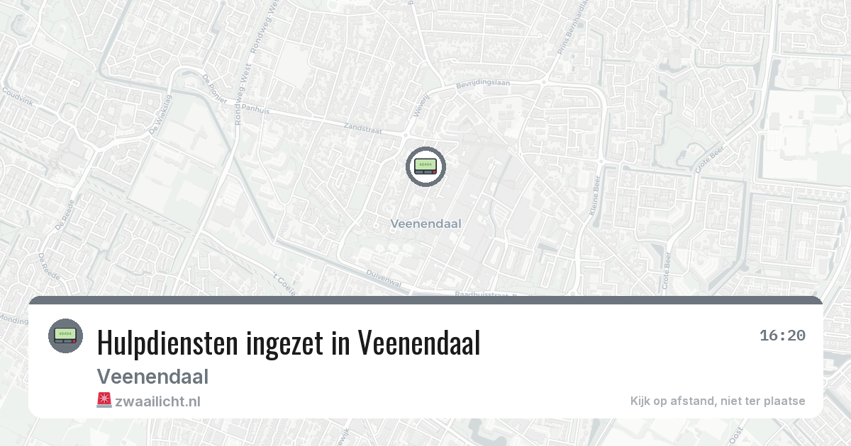 Hulpdiensten ingezet in Veenendaal — 5 feb 2026 | 🚨 Zwaailicht.nl