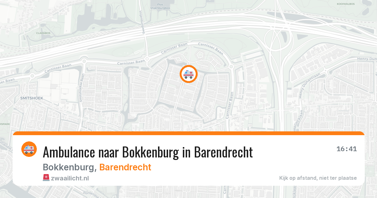 Ambulance naar Bokkenburg in Barendrecht — 8 feb 2026