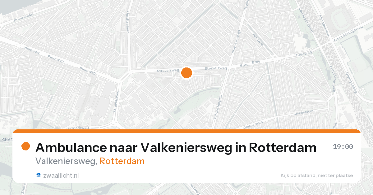 Ambulance naar Valkeniersweg in Rotterdam — 7 feb 2026