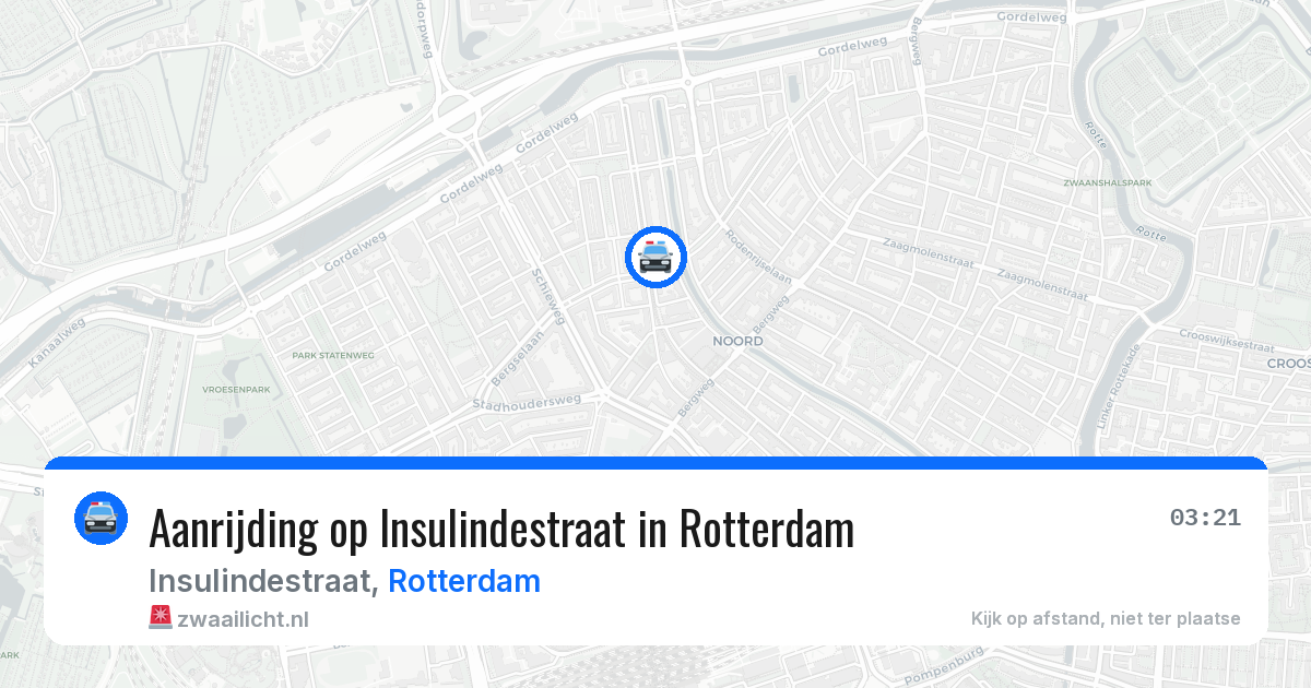 Aanrijding op Insulindestraat in Rotterdam — 2 apr 2026