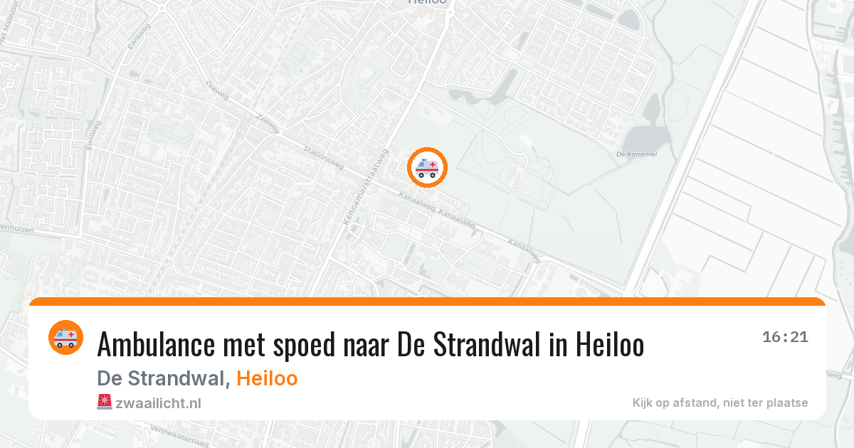 Ambulance met spoed naar De Strandwal in Heiloo — 26 jan 2026