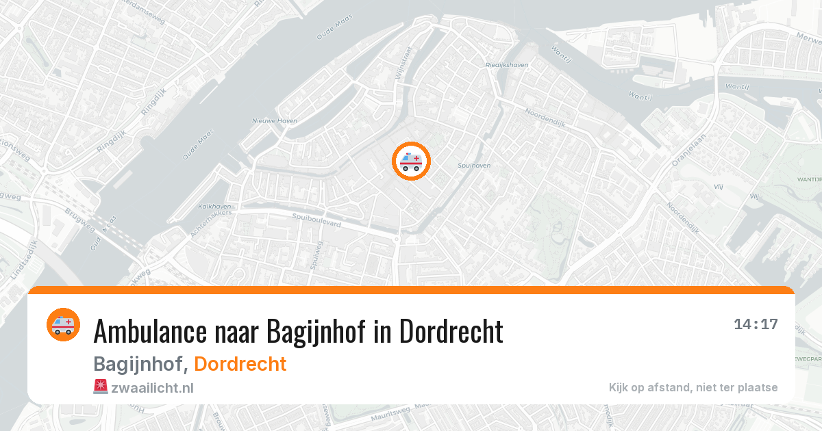 Ambulance naar Bagijnhof in Dordrecht — 2 apr 2026