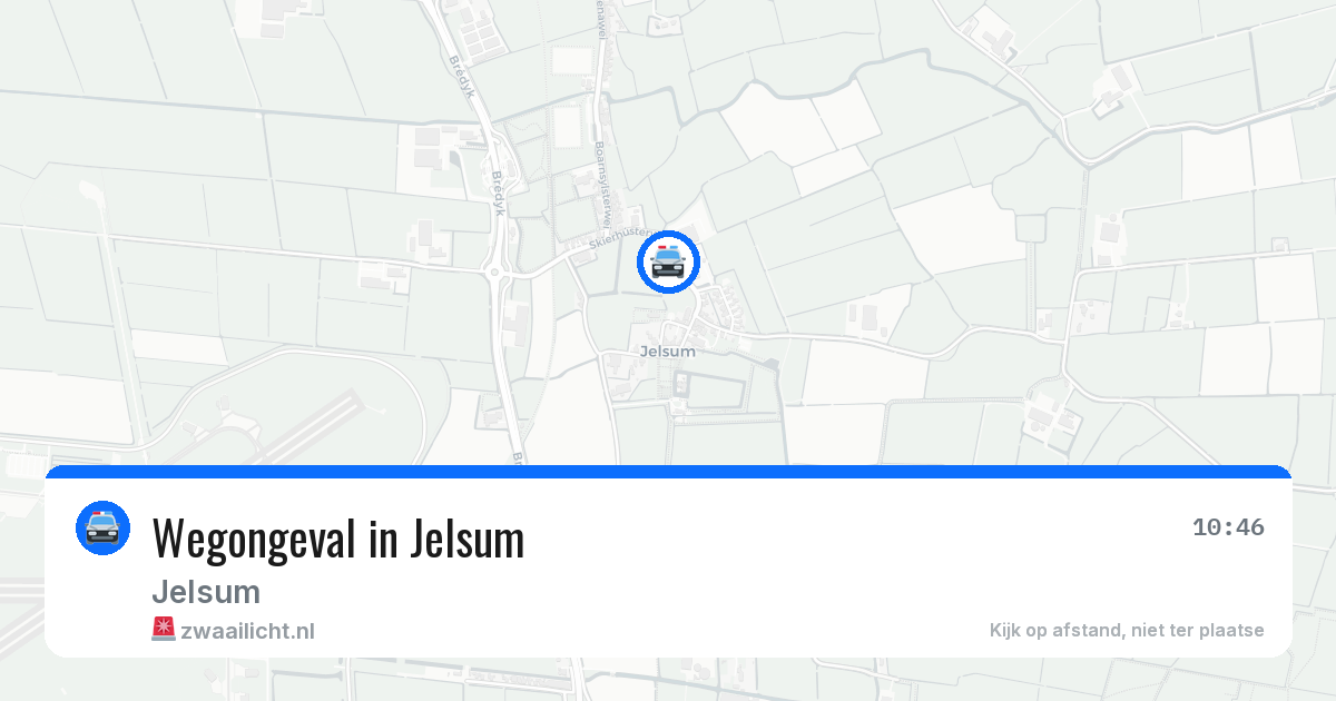 Wegongeval in Jelsum — 23 mei 2026