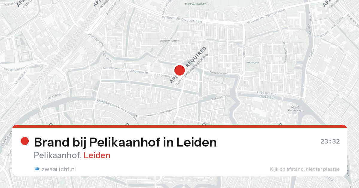 Brand bij Pelikaanhof in Leiden — 24 feb 2026