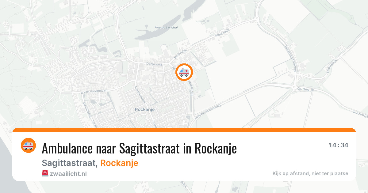 Ambulance naar Sagittastraat in Rockanje — 29 jan 2026