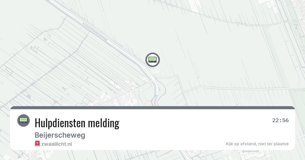 Hulpdiensten melding — 30 jan 2026