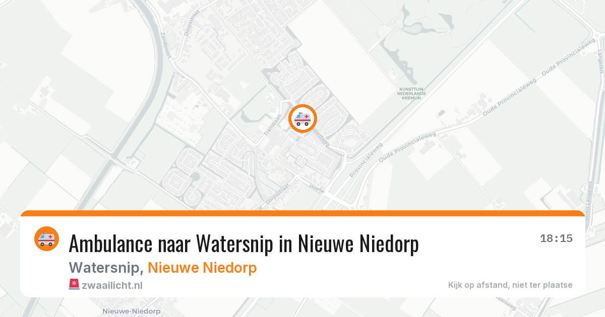 Ambulance naar Watersnip in Nieuwe Niedorp — 3 jun 2026
