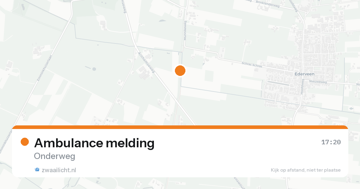 Ambulance melding — 31 jan 2026
