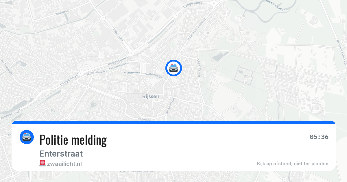 Politie melding — 29 jun 2026
