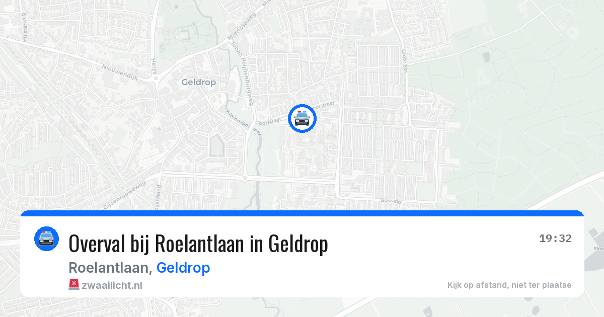 Overval bij Roelantlaan in Geldrop — 6 jul 2026