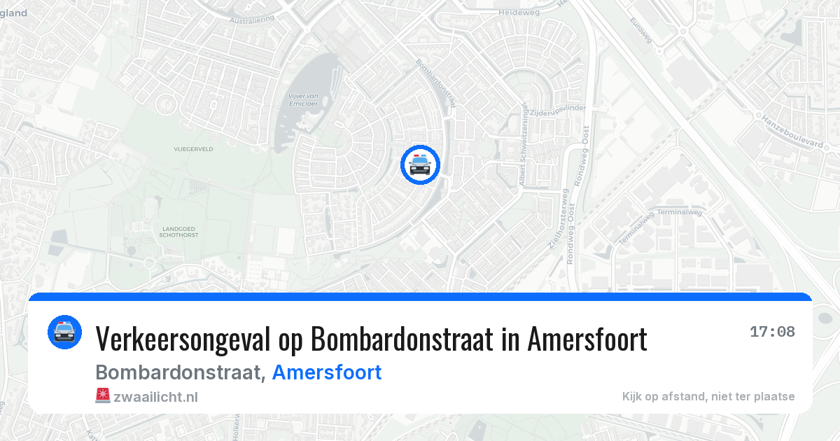 Verkeersongeval op Bombardonstraat in Amersfoort — 3 jun 2026