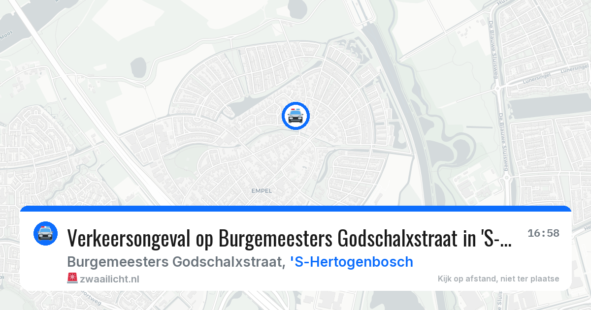 Verkeersongeval op Burgemeesters Godschalxstraat in 'S-Hertogenbosch — 2 mei 2026