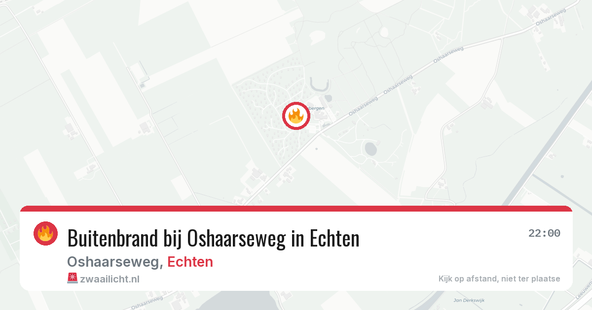 Buitenbrand bij Oshaarseweg in Echten — 24 jul 2026