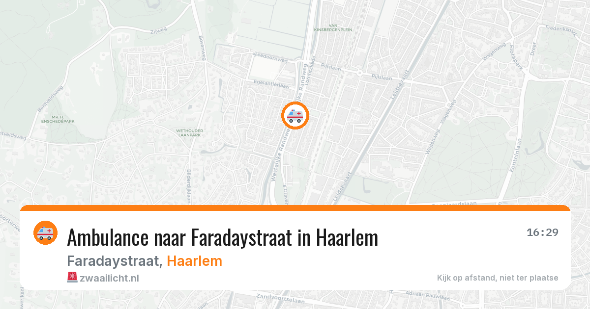 Ambulance naar Faradaystraat in Haarlem — 7 jun 2026