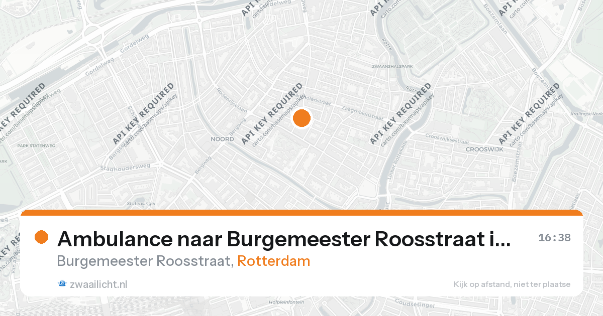 Ambulance naar Burgemeester Roosstraat in Rotterdam — 26 aug 2026