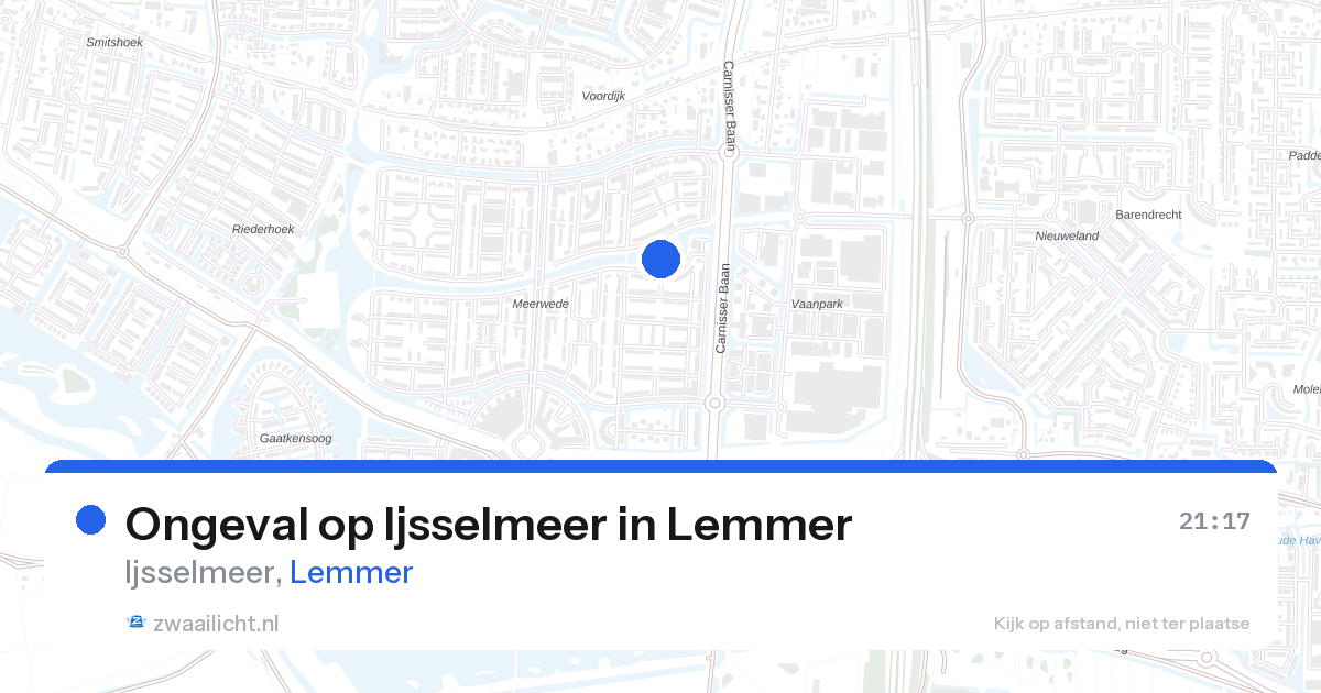 Ongeval op Ijsselmeer in Lemmer — 21 aug 2026