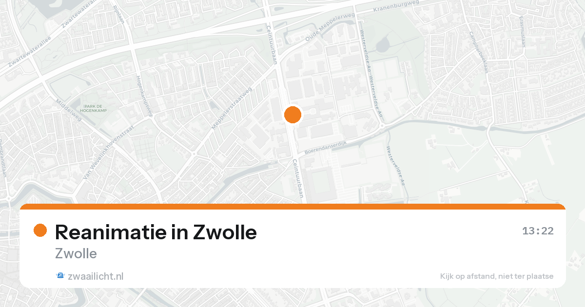 Reanimatie in Zwolle — 15 aug 2026