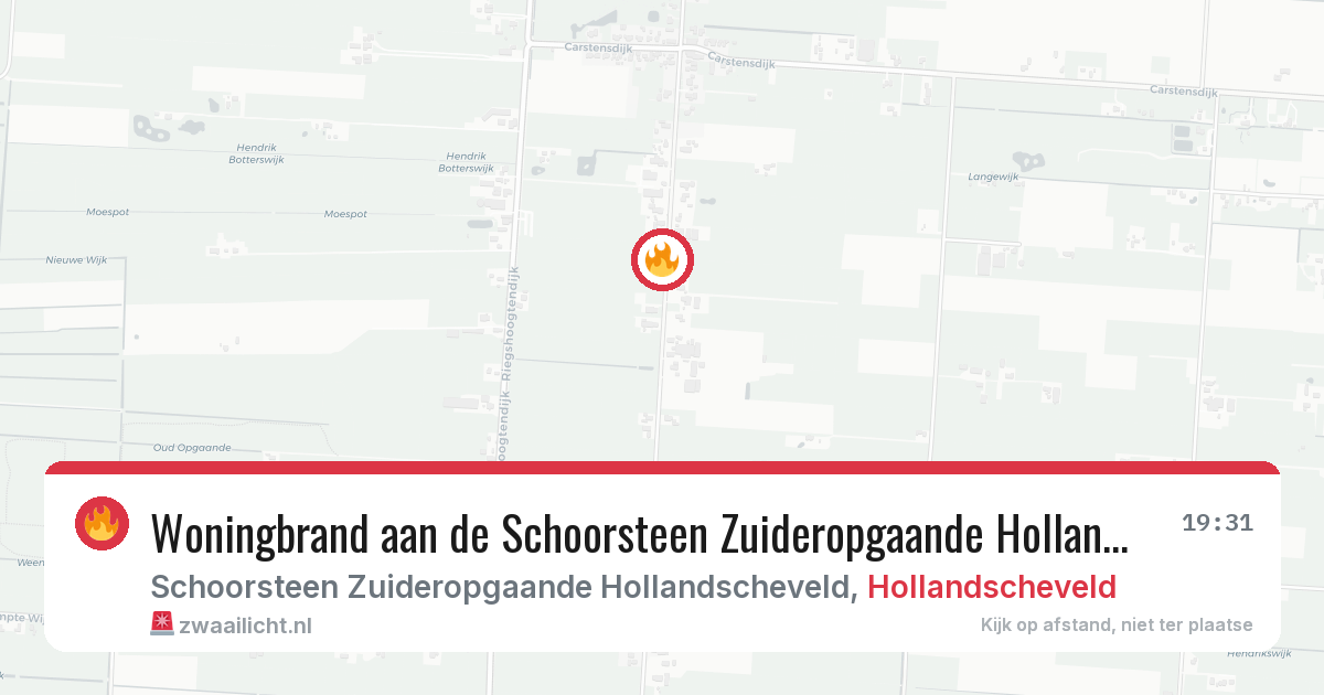 Woningbrand aan de Schoorsteen Zuideropgaande Hollandscheveld in Hollandscheveld — 10 feb 2026