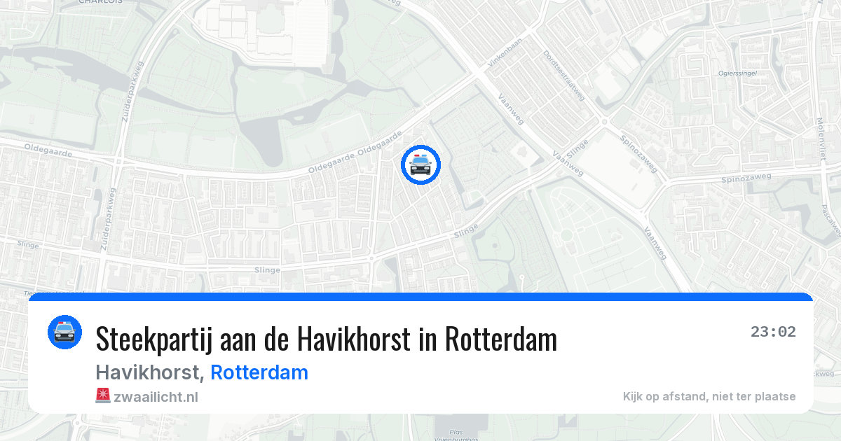 Steekpartij aan de Havikhorst in Rotterdam — 8 jul 2026