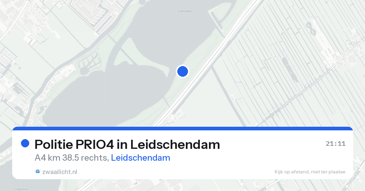 Politie PRIO4 in Leidschendam — 19 aug 2026 | 🚨 Zwaailicht.nl