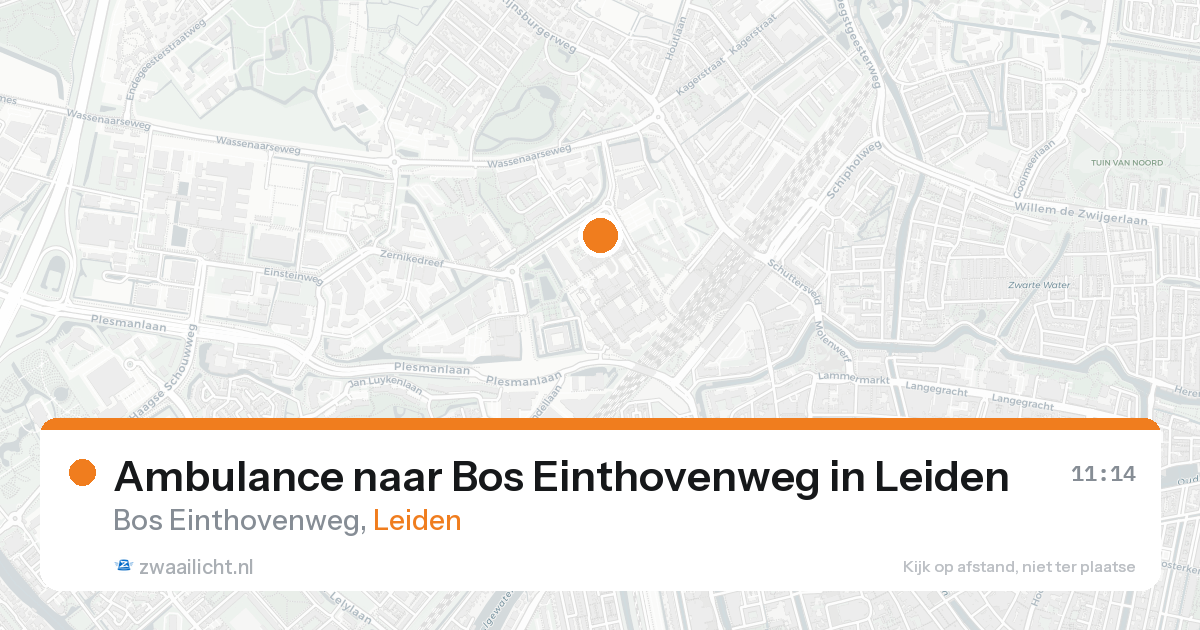 Ambulance naar Bos Einthovenweg in Leiden — 31 jan 2026
